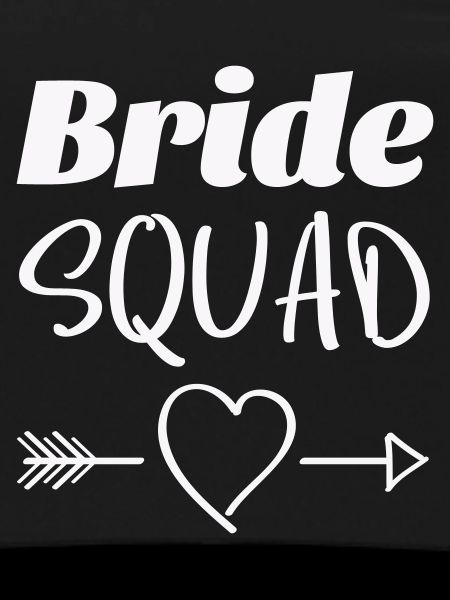 Bridal Squad Heart Arrow