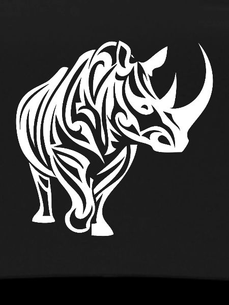Zebra Line Art Tribal