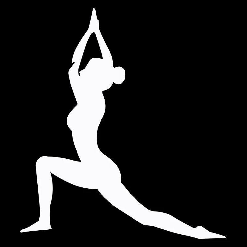 Posture de yoga Silhouette Équilibre de la force