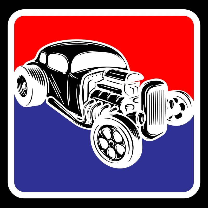 Hotrod Hot Rod V8 Tuning Car | Les couleurs peuvent être changées