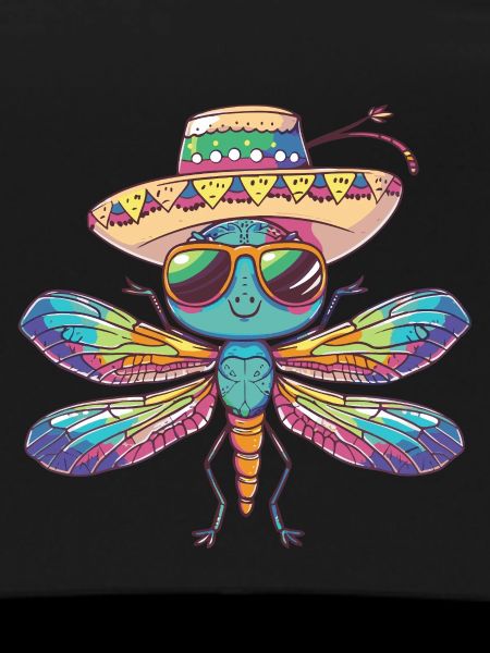 Dragonfly Funny Sombrero