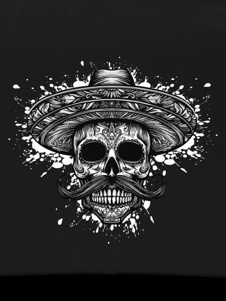 Sombrero Mexican Skull