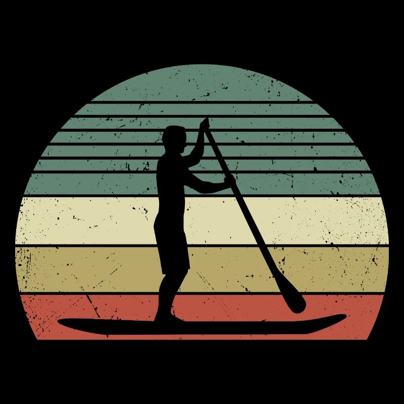 Rétro Paddle Surf