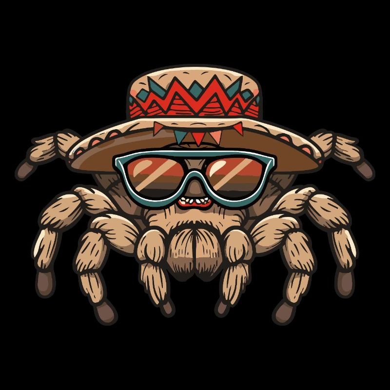 Tarantula Comic Funny Sombrero