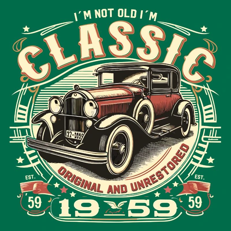 65. Geburtstag Oldtimer 1959 NOT OLD CLASSIC
