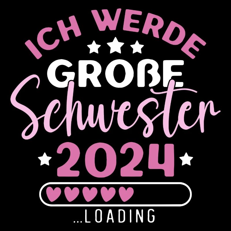 Große Schwester 2024 Mädchen Geschwister Geburt