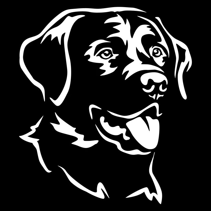 Labrador Kopf "Black Edition"