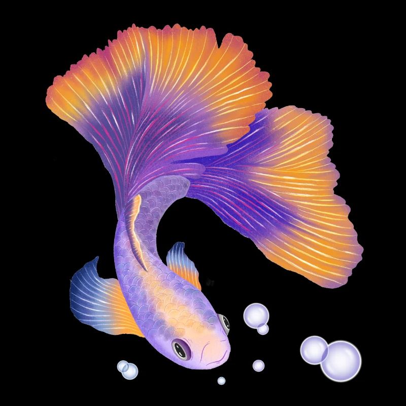 Fisch. Elegant unter Wasser