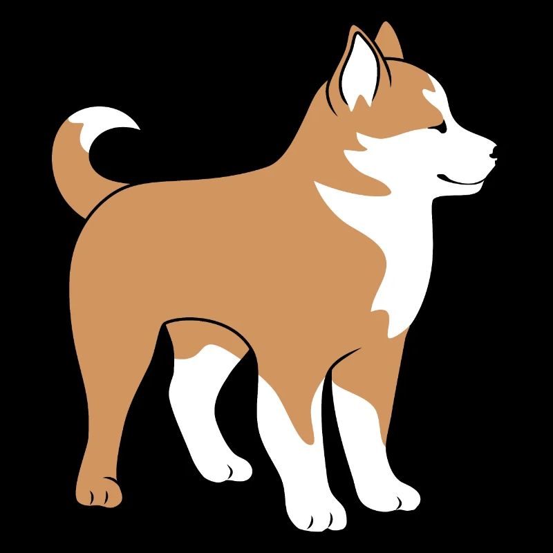 Cute malamute