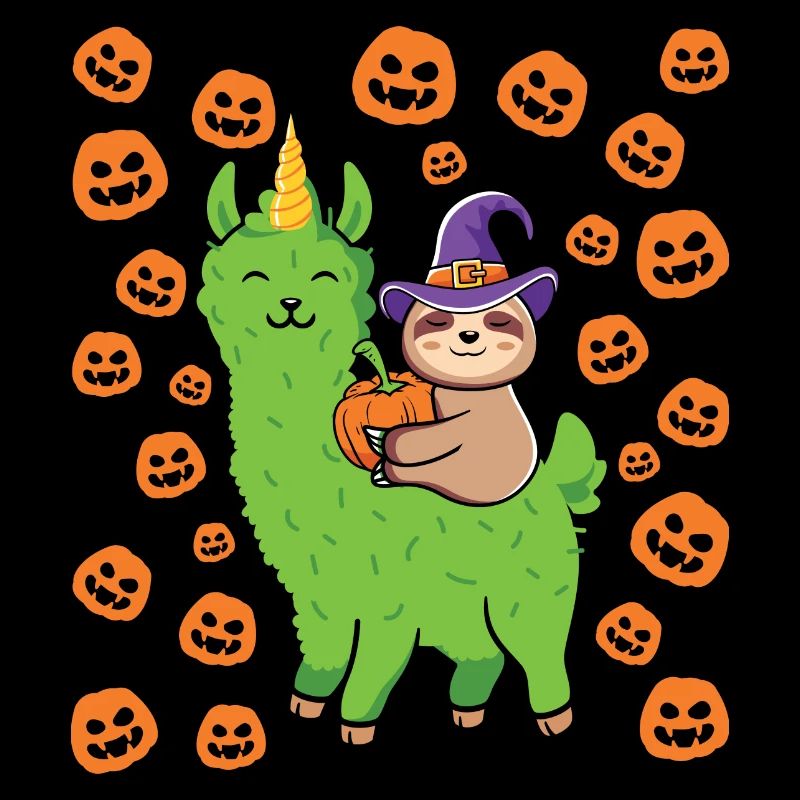 Halloween Sloth Witch