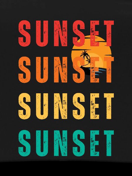 Sunset Palm Gradient Repeats