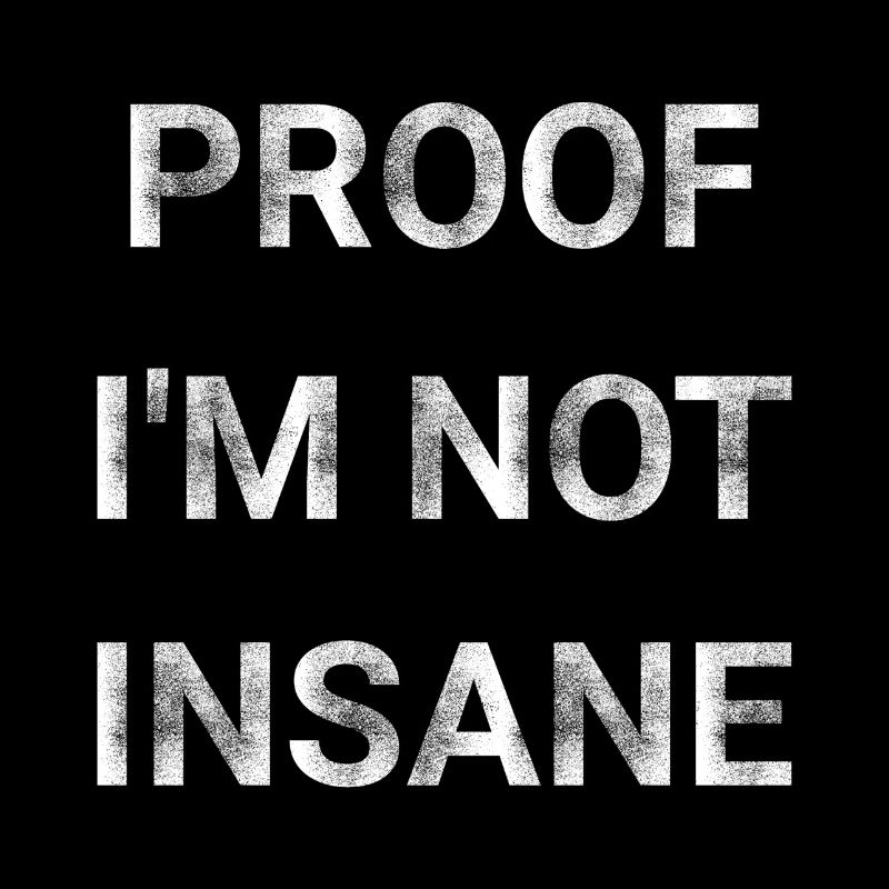 Proof I m Not Insane