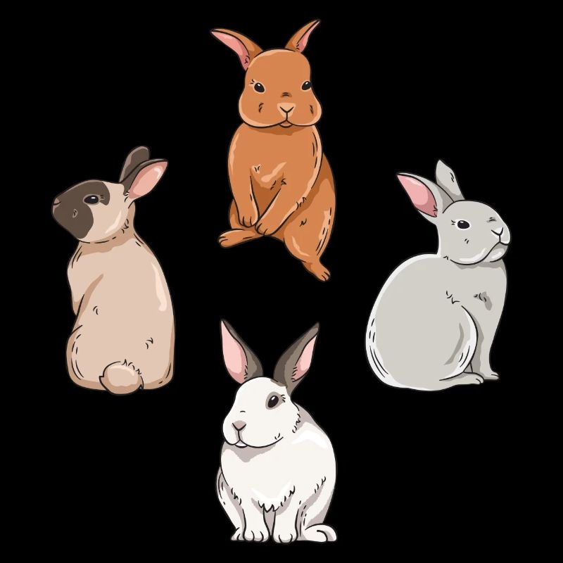 Cute rabbit design for bunny owners