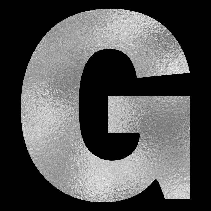 Letter G Silver