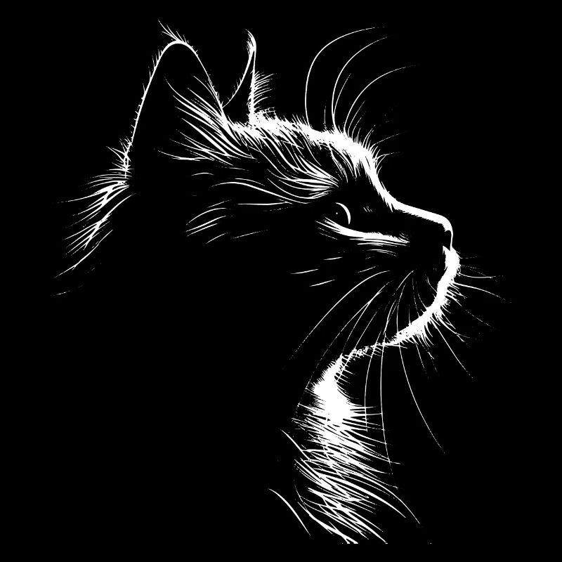 Chat, Motif De Chat, Visage De Chat