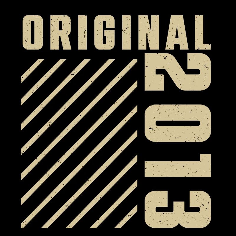 Original 2013 Authentic 2013 Vintage Bursdag