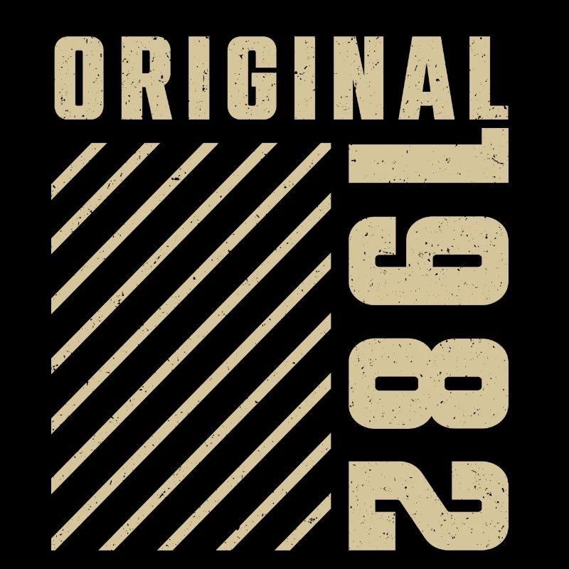 Original 1982 Authentic 1982 Vintage Bursdag