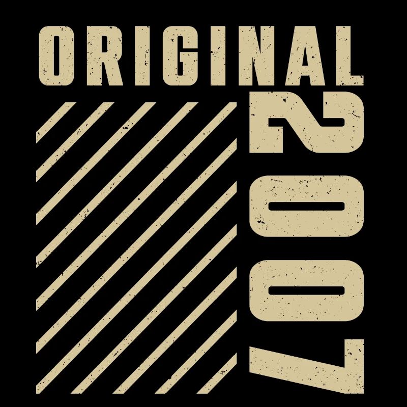 Original 2007 Authentisch 2007 Vintage Bursdag
