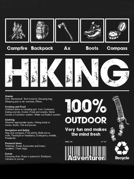 Hiking 100% Outdoor Bold