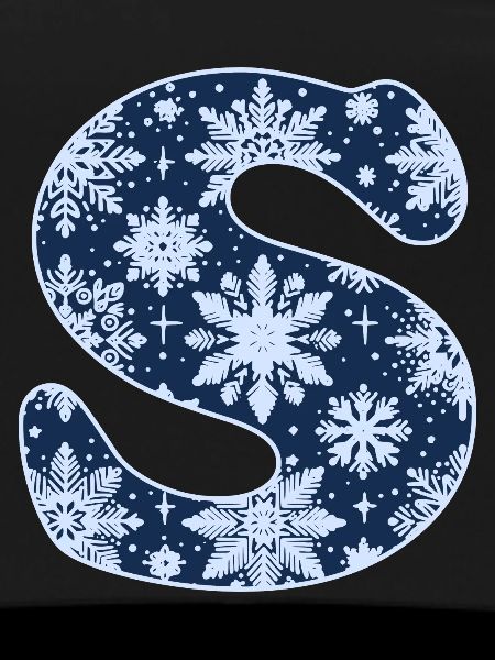 Letter S Snowflakes