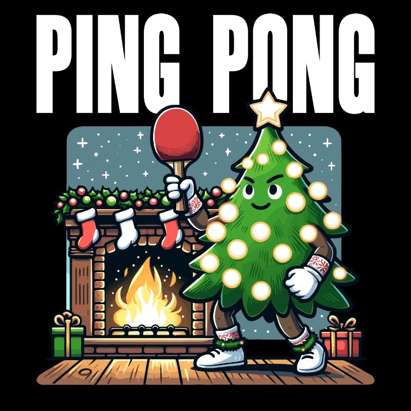 Table Tennis Christmas Tree Costume Christmas Tree