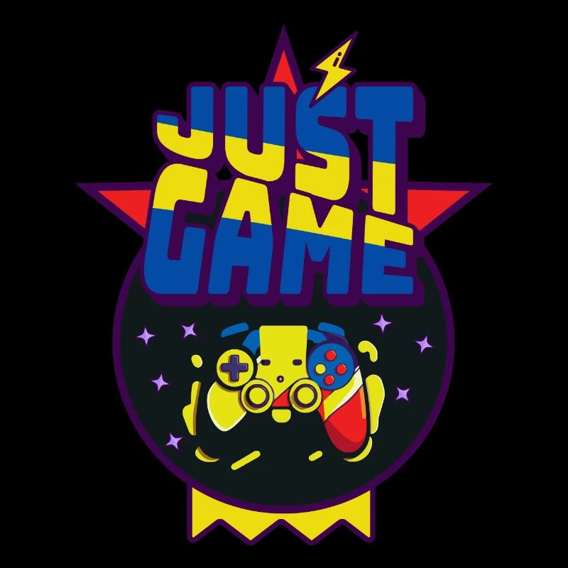Just Game Controller Video Spiel Geschenk Zocker