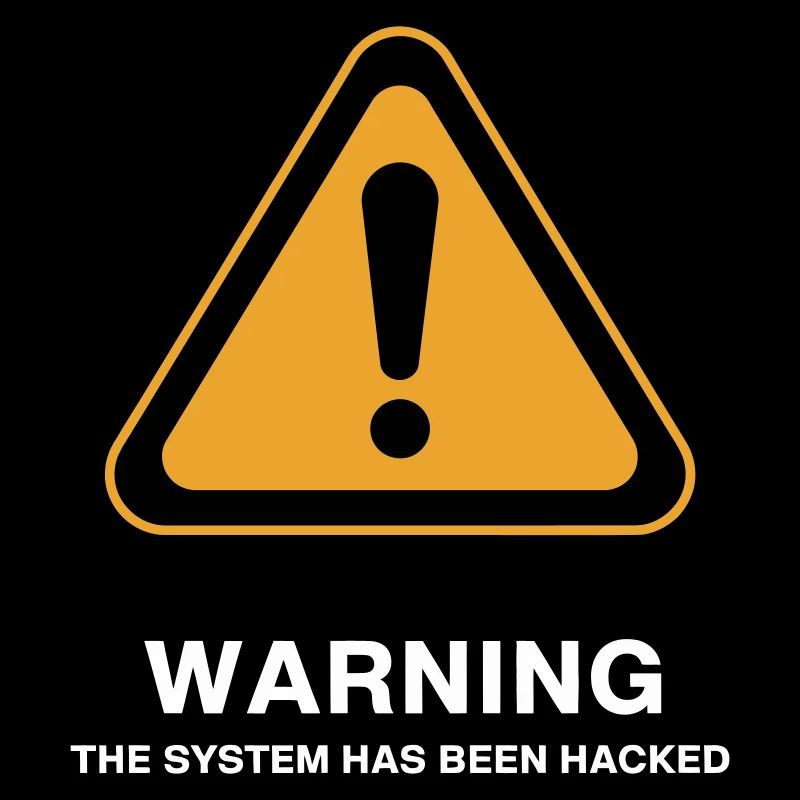 Icône d’avertissement du système piraté