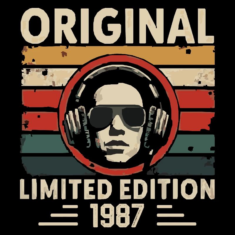 Original 1987 Rétro Anniversaire 1987 Vintage 1987