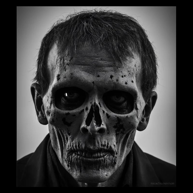 Zombie-Gesicht