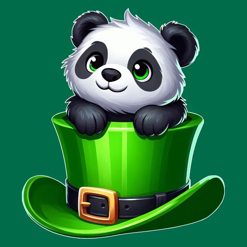 Saint-Patrick Panda Cylindre Trèfle