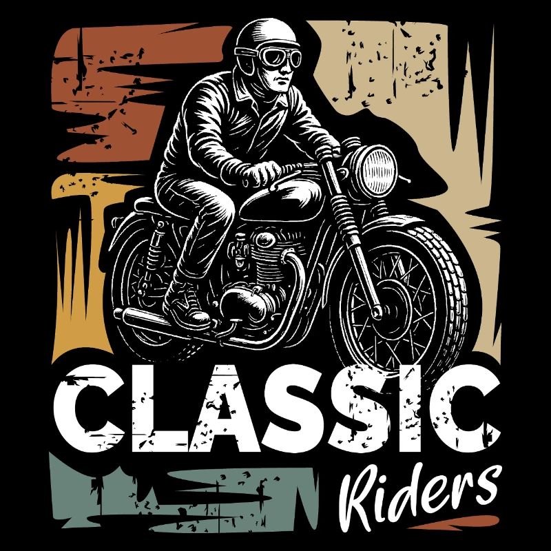 Conception de moto vintage Classic Riders