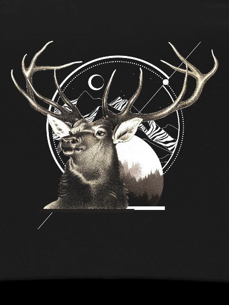 Mountain Deer Graphic