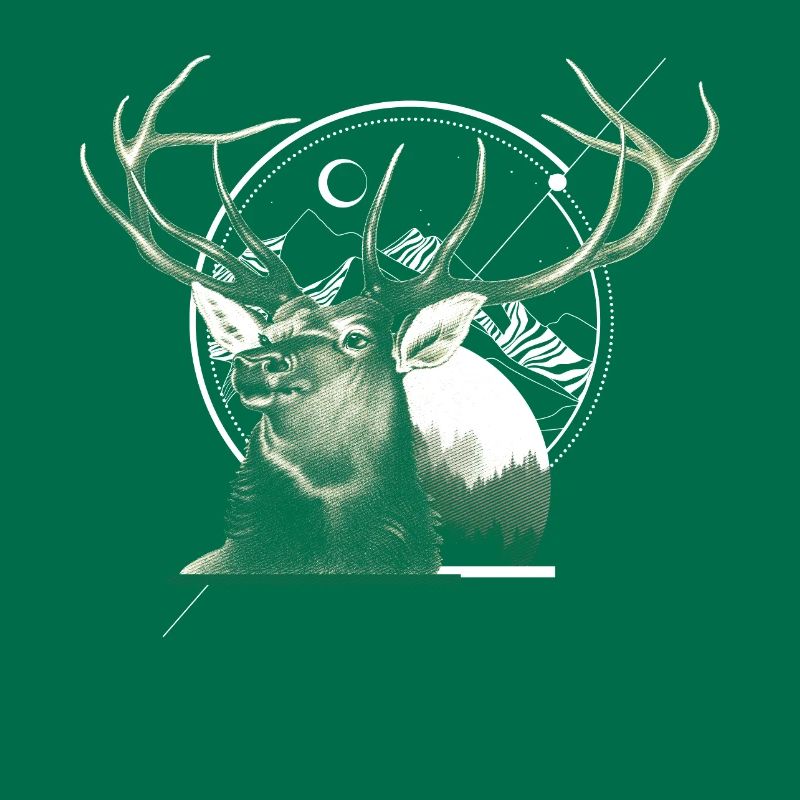 Mountain Deer Graphic