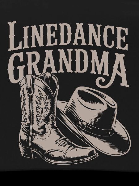 Line Dance Granny Western Look