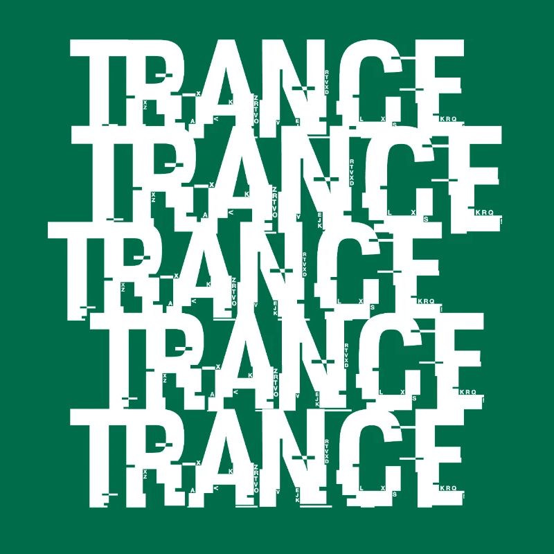 Trance Typographic Pattern