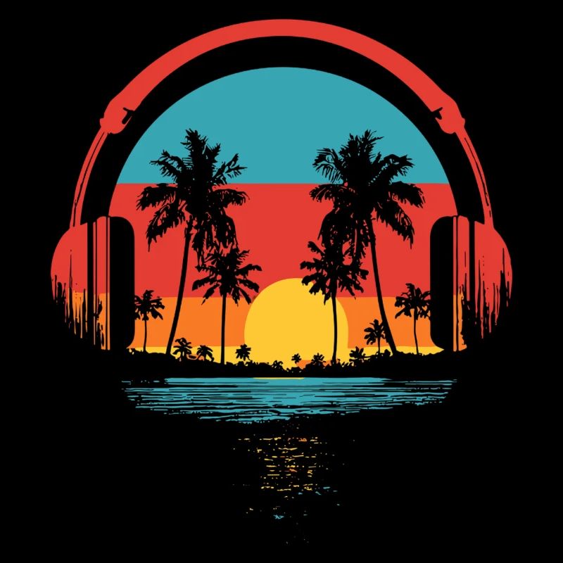 Beach Summer Palm Tree