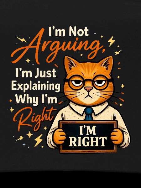 I'm always right, no reasoning