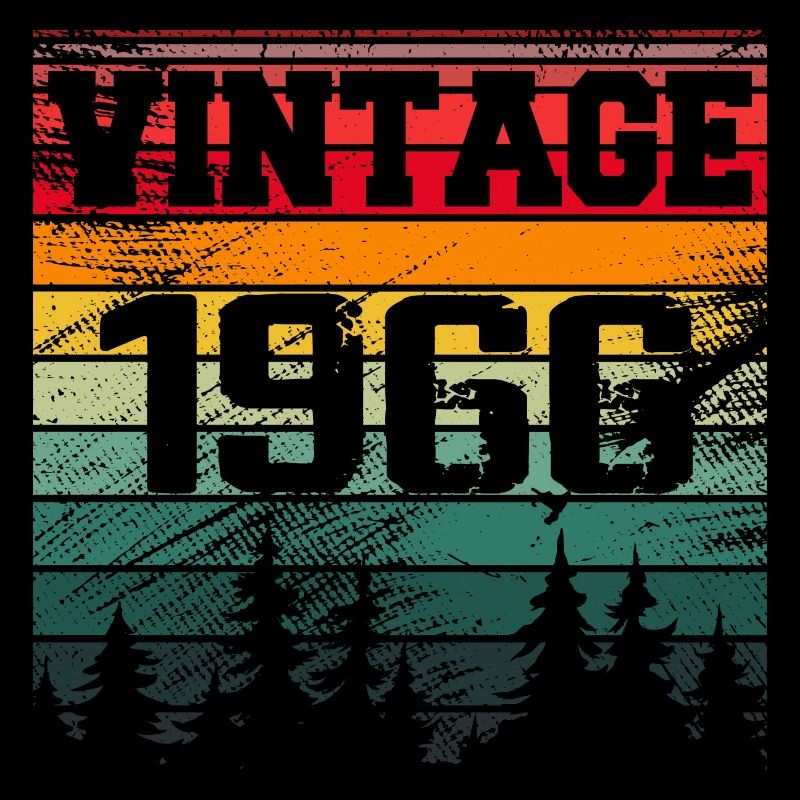 1966 Vintage 1966 Retro Birthday Gift