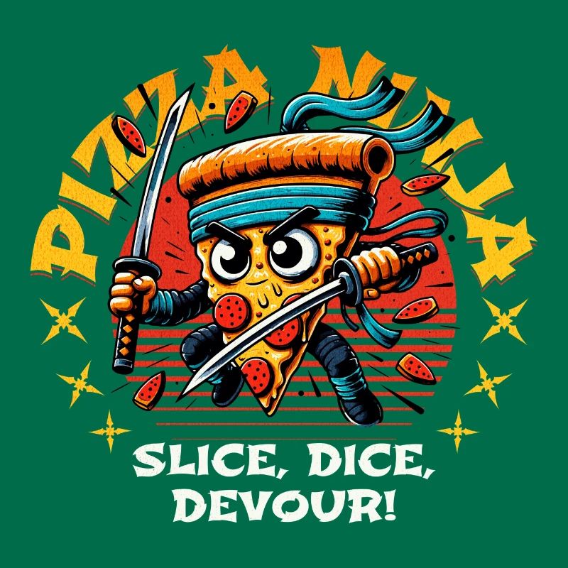 PIZZA NINJA SLICE, DICE, DEVOUR!