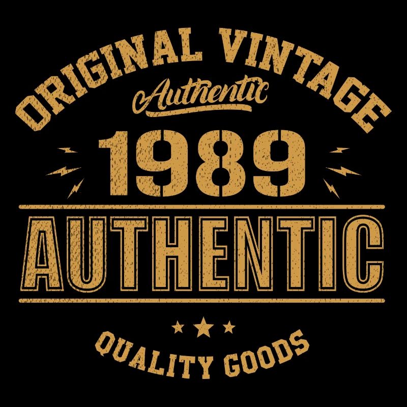 Authentic 1989 Cadeau D'anniversaire Original 1989