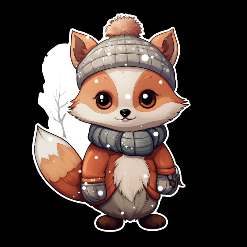 Renard dans la neige