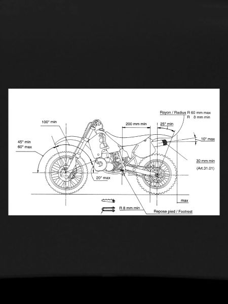 Motorcycle Blueprint: Custom Chopper