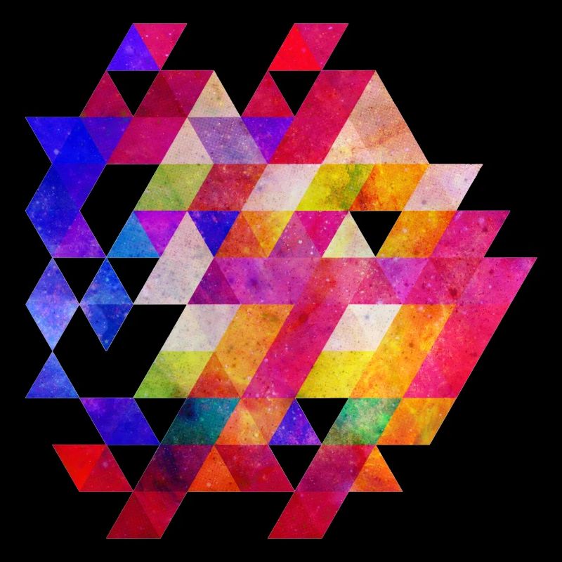 Motif géométrique (triangles) 02