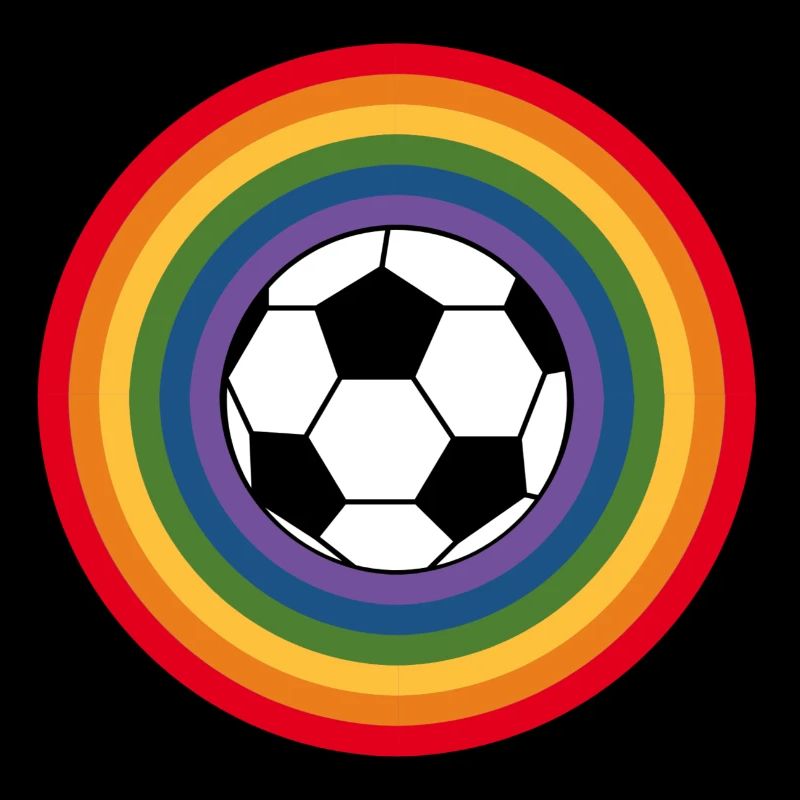 fußball Regembogen