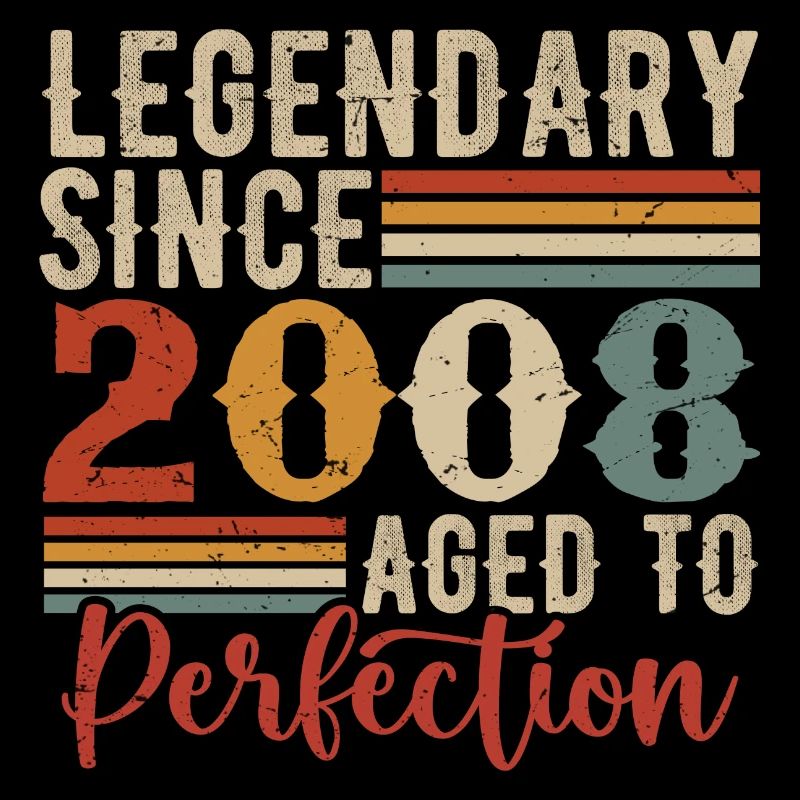 Legendary Since 2008 Birthday Gift 2008