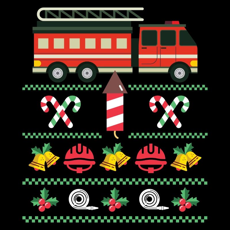 Joyeux Noël pompier cadeau de pompier de Noël