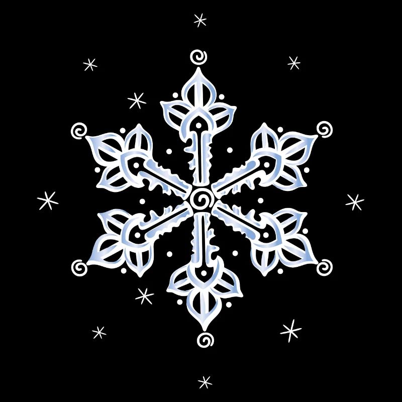 Schneeflocke Eiskristall