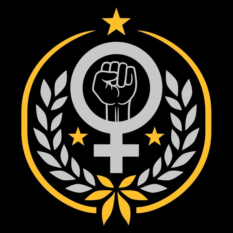 Laurel wreath symbol women's rights Faust