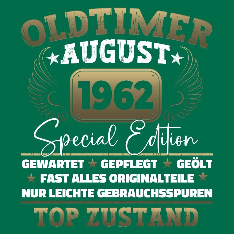 Oldtimer August 1962 60. Geburtstag Geschenk Fun