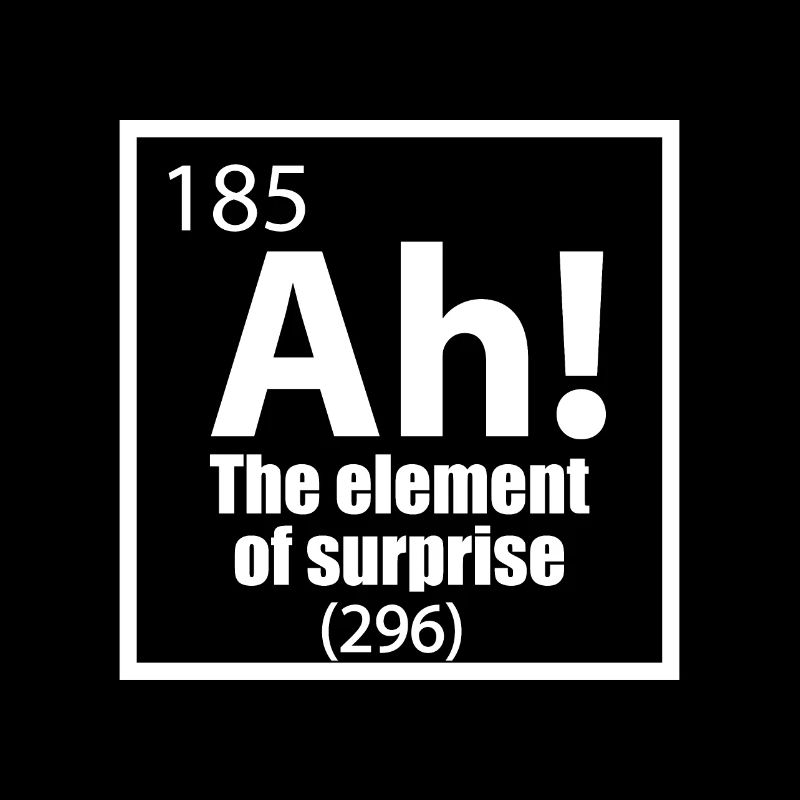 Ah! L’élément de surprise